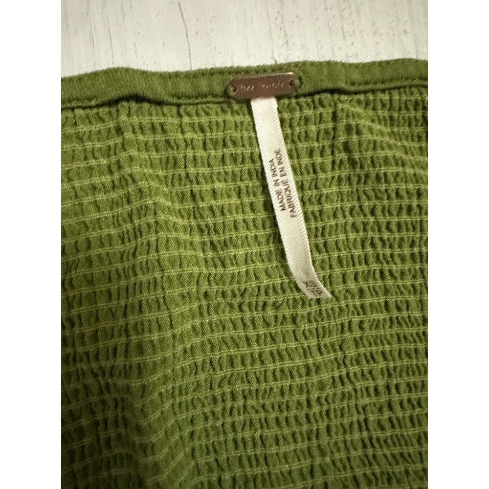 Free People Laila Mini Dress Sz XS in Calla Green Cut Out Beach Sexy Vacation - Picture 9 of 11
